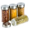 Forgatható fűszertartó állvány 12 db üveggel – Rozsdamentes acél, 22 cm inox