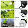 Akkumulátoros Fűkasza és Szegélynyíró, 2 db Akkuval, 18 Részes, Teleszkópos Nyél