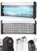 60W rovarcsapda UV fénnyel – 3800V, 300 m2, 3x20W fénycső, felfüggeszthető
