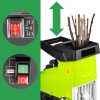 Elektromos ágdaráló 3500W, önbehúzó, forgóhengeres 60L zsákkal, kesztyűvel