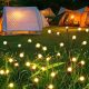 Napelemes szentjánosbogár 2 db x 10 LED Golyós Dekor, Melegfehér Fény, Alkonyérz