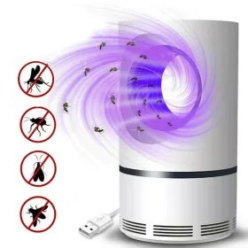   USB-s halk működésű szúnyogirtó LED fénnyel vegyszermentes, kompakt, 16 cm
