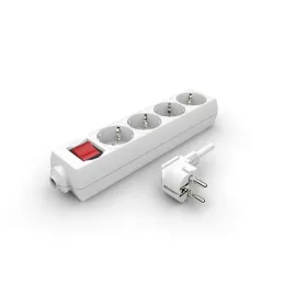 Hosszabbító 4 aljzat 3m kapcsolós