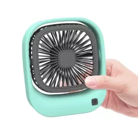   Asztali mini ventilátor USB töltéssel, 2 sebességfokozattal, kompakt kivitel