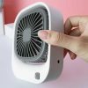Asztali mini ventilátor USB töltéssel, 2 sebességfokozattal, kompakt kivitel