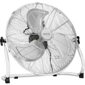   Padlóventilátor 100W nemesacél kivitelben 45 cm átmérő, 3 fokozat, csendes,