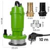 Merülő szennyvíz és esővízszivattyú - 12000 l/óra, 550W, 10 m tápkábel, IPX8