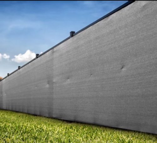 Belátásgátló árnyékoló háló szürke 1,5x25 m, UV-álló, sűrű 200g/m2, 98% takarás