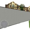 Belátásgátló árnyékoló háló szürke 1,5x25 m, UV-álló, sűrű 200g/m2, 98% takarás