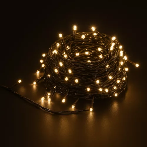 Zelux 100 led karácsonyi világítás melegfehér
