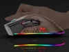 Akkus Vezeték nélküli gamer egér RGB világítással, állítható DPI, tölthető