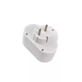 Elosztó adapter Fali 2 utas + Kapcsoló 16A