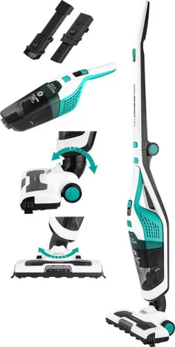 Akkumulátoros álló és kézi porszívó 75W, 2in1, LED világítás, 2200 mAh