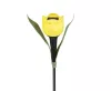 Napelemes kerti lámpa tulipán forma 31 cm, leszúrható, hideg fehér, IP44, LED