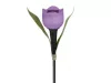Napelemes kerti lámpa tulipán forma 31 cm, leszúrható, hideg fehér, IP44, LED