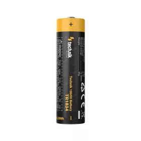   18650 Li-ion akkumulátor 3400 mAh, 3.7V, védett, button top újratölthető elem