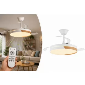   Mennyezeti LED Lámpa Ventilátorral 33 W 4600 lm, 3CCT, Dimmelhető, Távirányító
