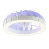 Mennyezeti Ventilátoros Lámpa 30W Állítható Színhőmérséklet, Távirányító, 54 cm