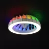 Mennyezeti Ventilátoros Lámpa 30W Állítható Színhőmérséklet, Távirányító, 54 cm