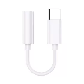 USB-C - 3,5 mm Jack audio adapter, fehér JC015