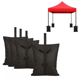   Súlyozó homokzsák szett pavilonhoz - 4 db, tépozáras rögzítés, 25 kg kapacitás