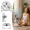 Ipari padlóventilátor 50 cm - 130 W, fém kivitel, 3 sebességfokozat