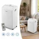 Whirlpool Mobil Klíma 3,5 kW Hűtő-fűtő, Hőszivattyús, 12000 BTU, 6th Sense, R290