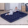 BESTWAY Kétszemélyes Velúr Felfújható Matrac Pumpával, 2 Párnával 203×152x22 cm