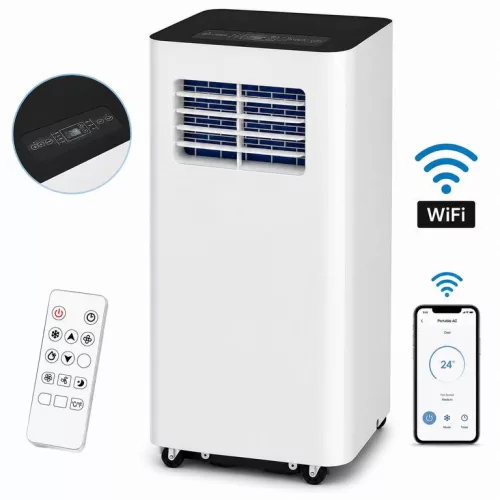 Mobil Klíma 2,1 kW WiFi, Hordozható Légkondicionáló, R290, A Energiaosztály