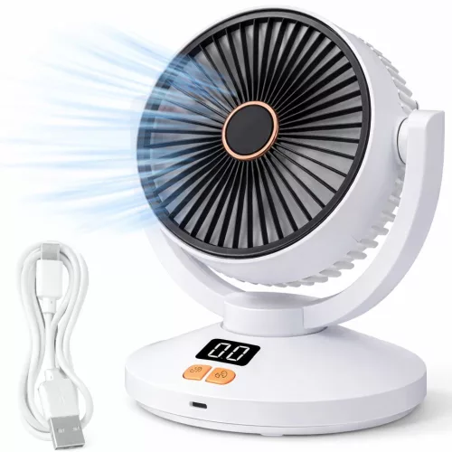 Vezeték Nélküli Asztali Ventilátor, Oszcilláció, Időzítő, Falra szerelhető