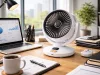 Vezeték Nélküli Asztali Ventilátor, Oszcilláció, Időzítő, Falra szerelhető
