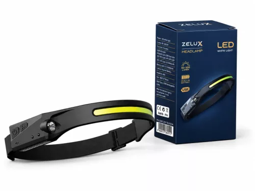 Zelux akkumulátoros fejlámpa