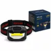 Zelux COB LED fejlámpa 150 lm, 2W, 6500K, elemes