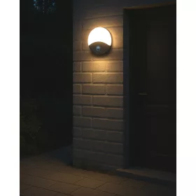 LED Fali Lámpa Mozgásérzékelővel 18W, 1260 lm, 4000K, IP44, 180° Szenzor, Fehér