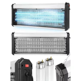 Elektromos UV Rovarcsapda 40 W – 3800 V, Akár 250 m2, Függeszthető