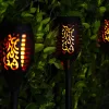 LED kerti láng imitációs  lámpa napelemes meleg fehér láng effekt, IP44
