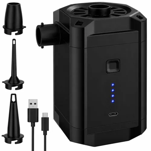 Akkumulátoros Pumpa Matracokhoz és Felfújható Eszközökhöz, USB-C, 5200 mAh