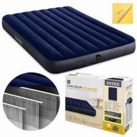   INTEX Dura-Beam Fiber-Tech Felfújható Kétszemélyes Matrac 137 × 191 × 25 cm