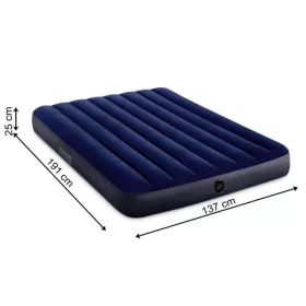   INTEX Dura-Beam Fiber-Tech Felfújható Kétszemélyes Matrac 137 × 191 × 25 cm