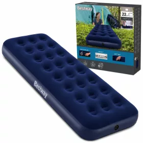  BESTWAY Egyszemélyes Velúr Felfújható Matrac 185 × 76 × 22 cm
