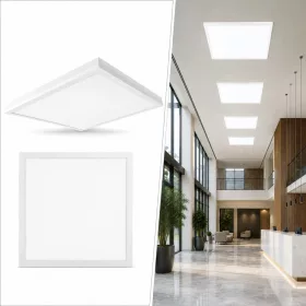 LED panel 45W 595×595 mm 4000K 2in1 falon kívüli / beépíthető, természetes fehér