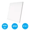 LED panel 45W 595×595 mm 4000K 2in1 falon kívüli / beépíthető, természetes fehér