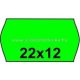 Cenová páska zelená 1 line 14.5m Pantone (22x12mm) 1200pcs/roll