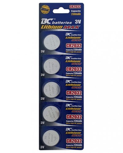  BC Lithium Max Coin Cell CR2032 3V B5