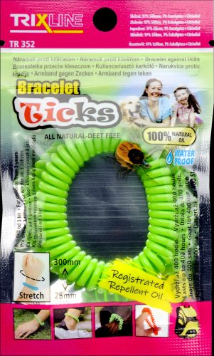 Scented Tick Repellent Bracelet TICKS