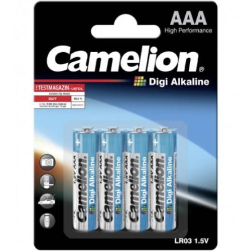 Camelion LR03 Digi Ultra Alkaline Battery AAA B4