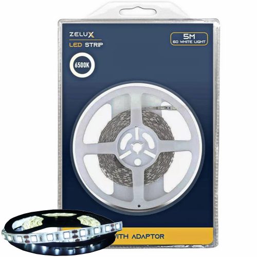 Zelux LED Strip - 12W/m 6500K IP65, 5050