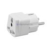 Univerzális utazó travel adapter, 10A, 250V, Schuko csatlakozóval