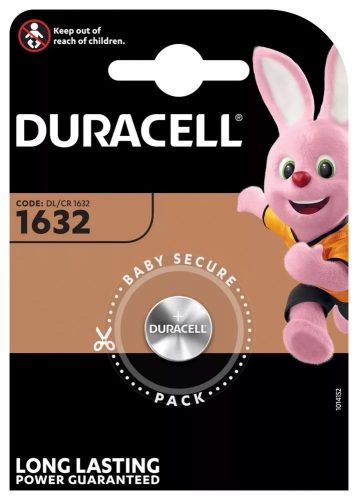 Duracell Button Cell Lithium CR1632 (3V) B1