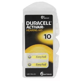 Duracell Hallókészülék Elem DA10 0%Hg (1,45V) B6